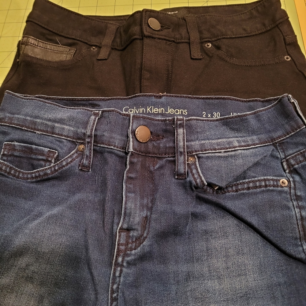 2 pair Calvin Klein jeans for 1 low price